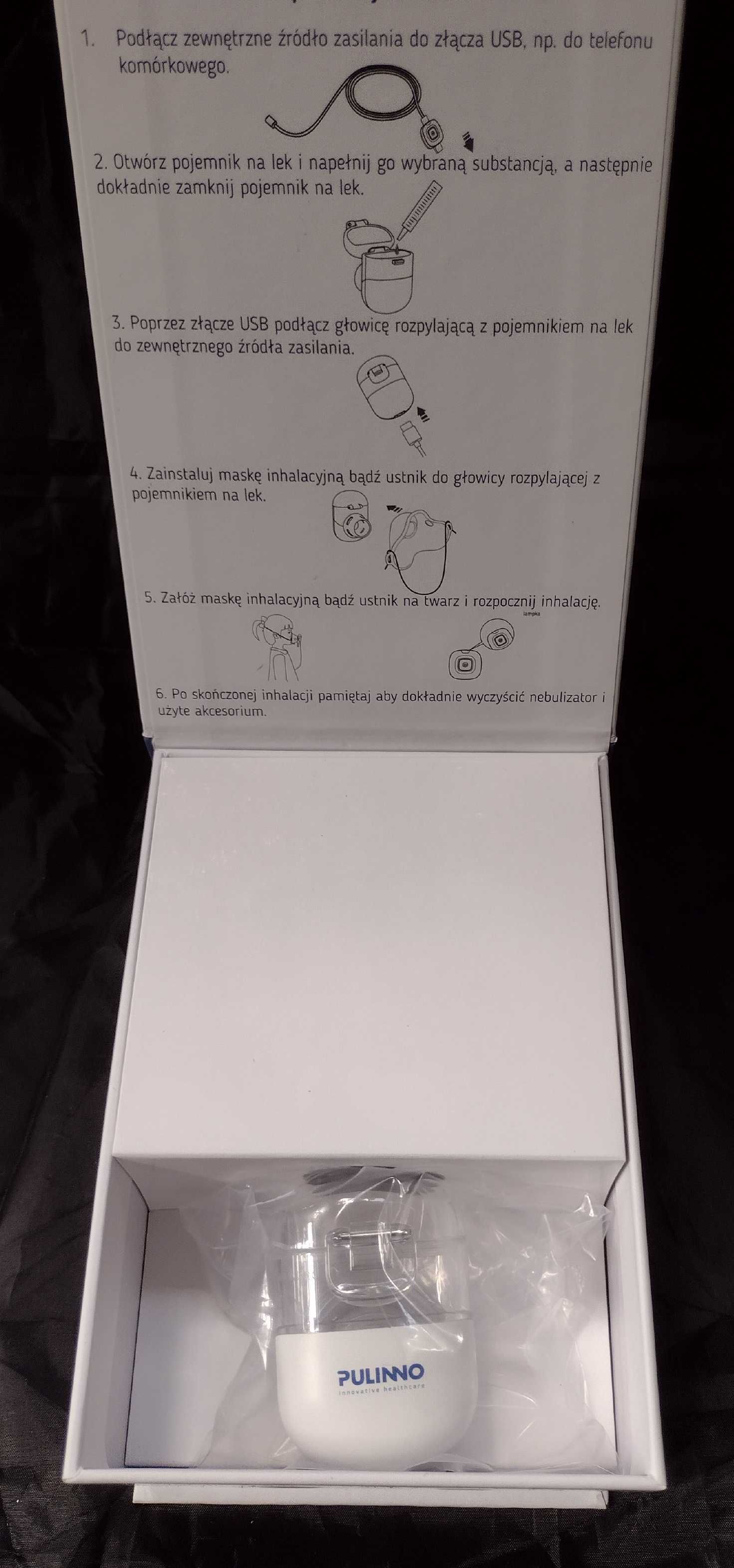 QBee nebulizator siateczkowy VP-M12 inhalator przenośny