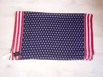 FOREVER 21 Chusta szal flaga USA Ameryka nowy 2m x 0.9