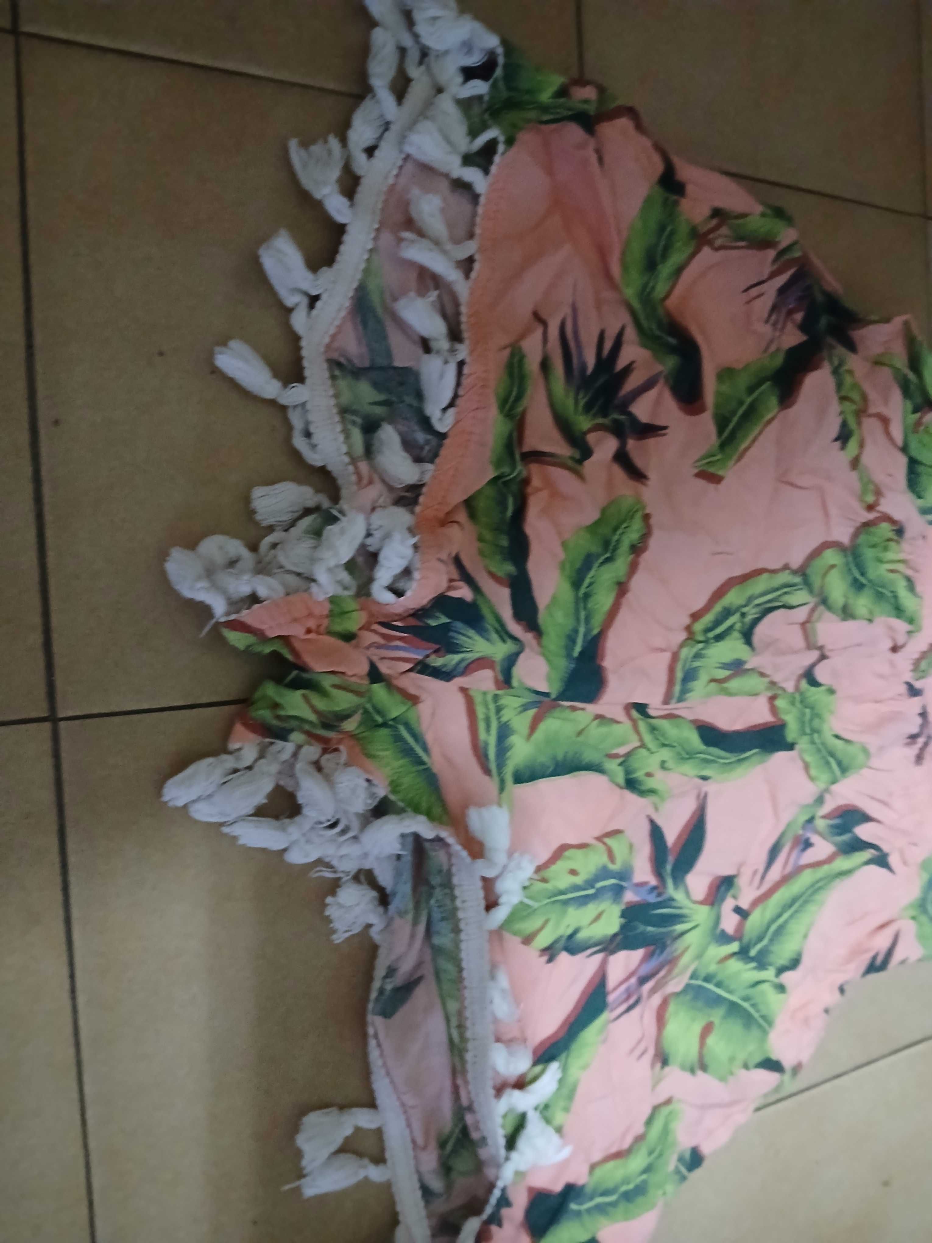 Macacão calção em tons de rosa e verde da Women'secret