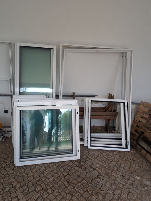 13 Janelas de alumínio vidro duplo vários tamanhos