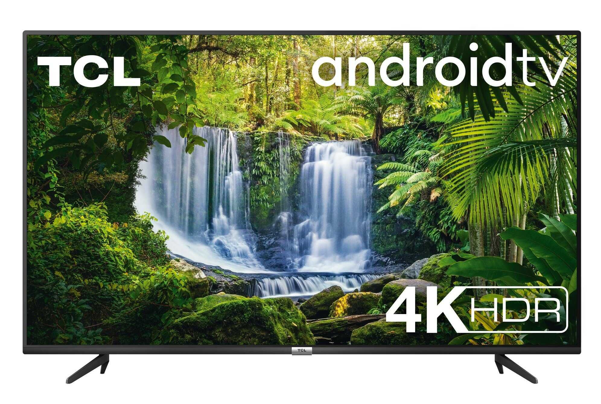 Wyprzedaż! Telewizor LED 50" TCL 4K HDR AndroidTV WiFi BT DVBT2 NowyGW