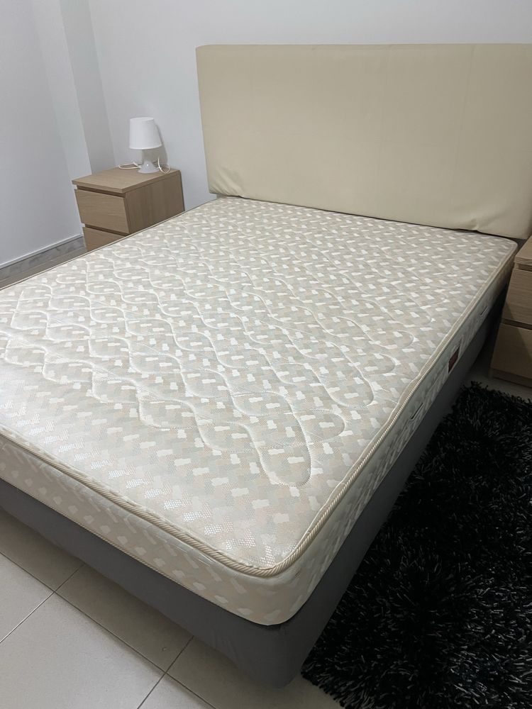 Cama Colchão e cabeceirs