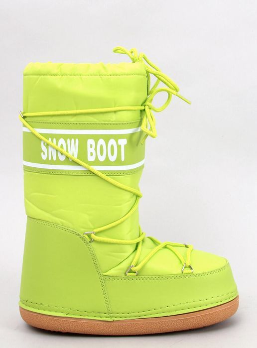 Snow Boots Wysokie Tange Flu Yellow