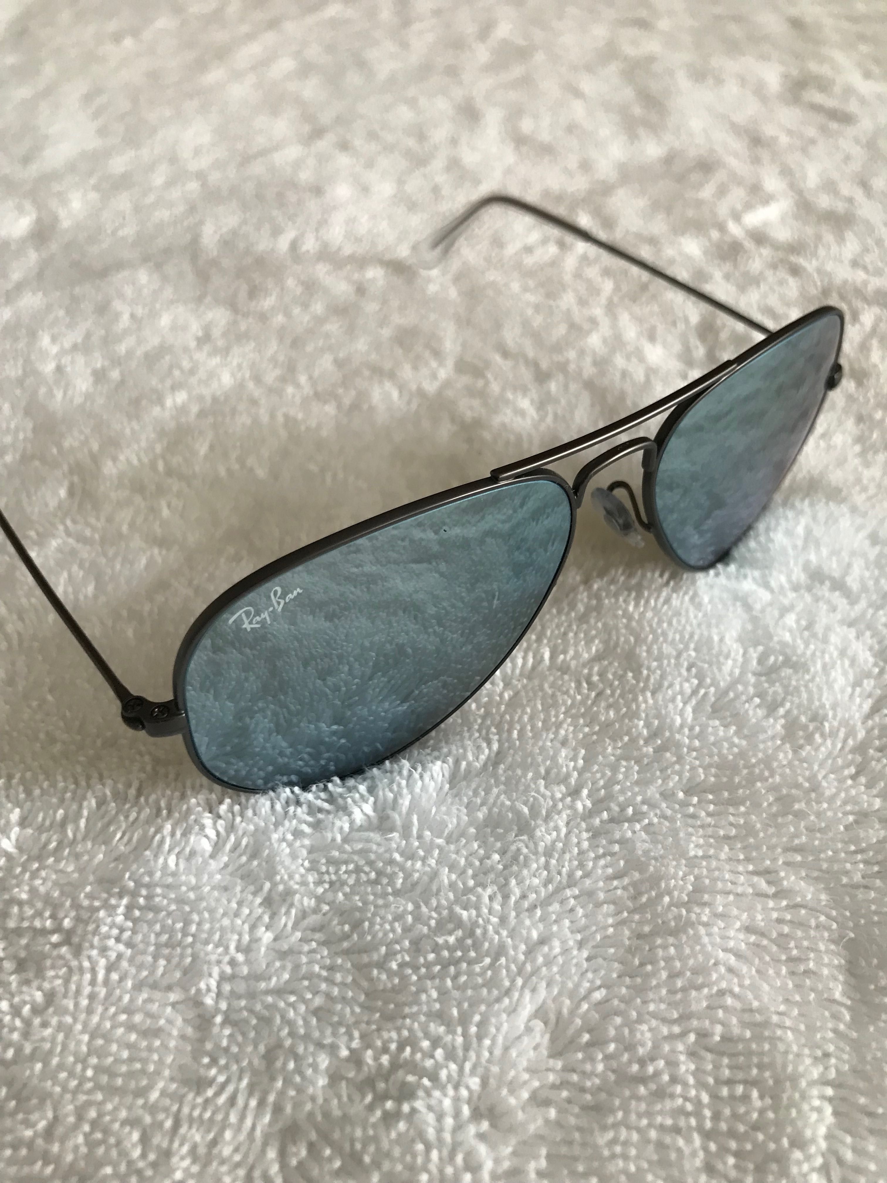 Okulary Rayban Aviator S lustrzanka