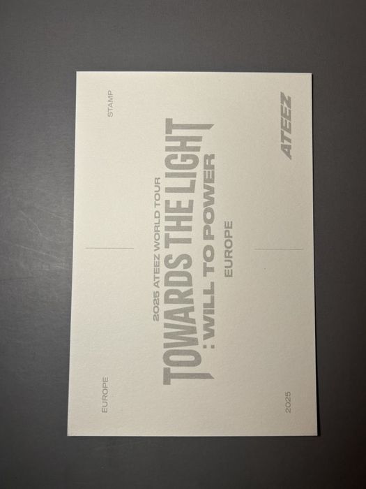 Pocztówka Jongho ATEEZ Towards The Light : Will To Power