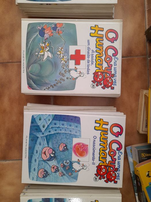 Livros Era Uma Vez O Corpo Humano - Colecção completa Planeta Agostini