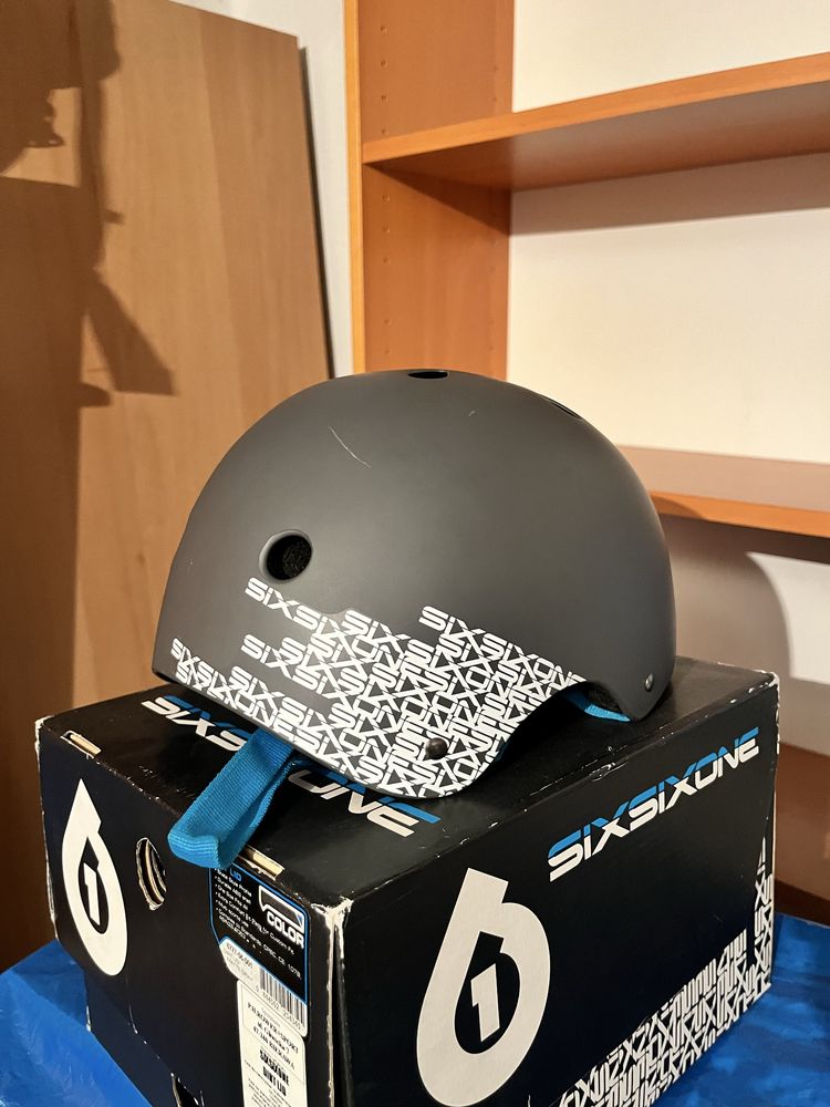 Kask Sixsixone Dirt Lid - szary mat, one size