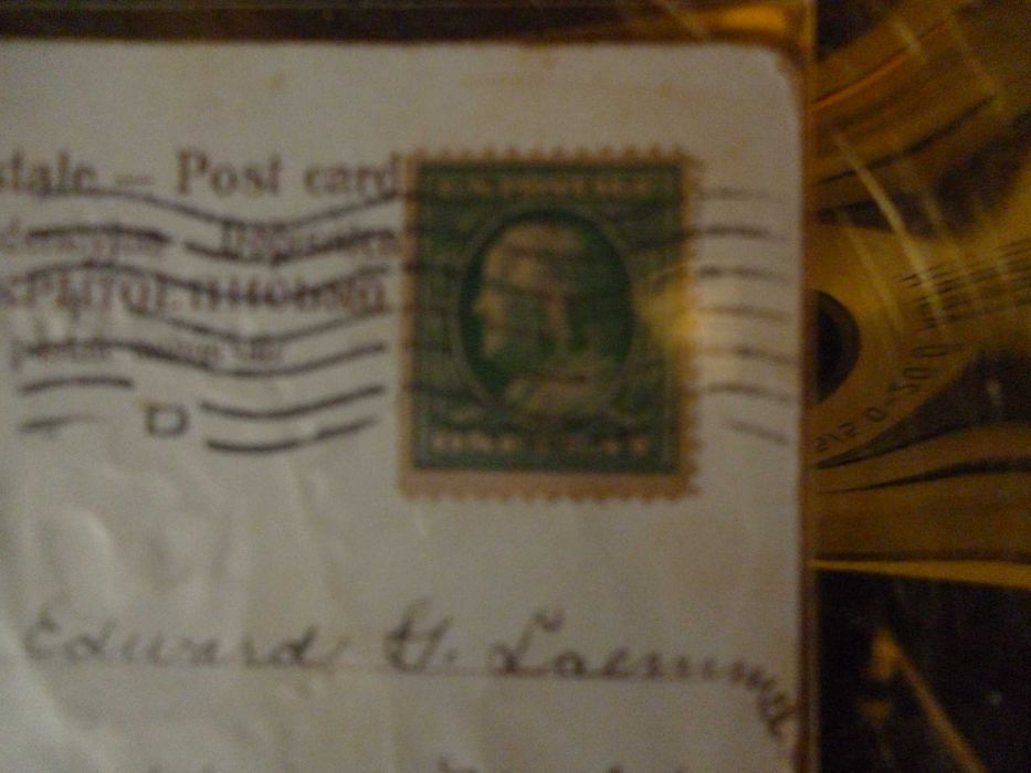 Bardzo stare kartki z cennym znaczkiem 1900r