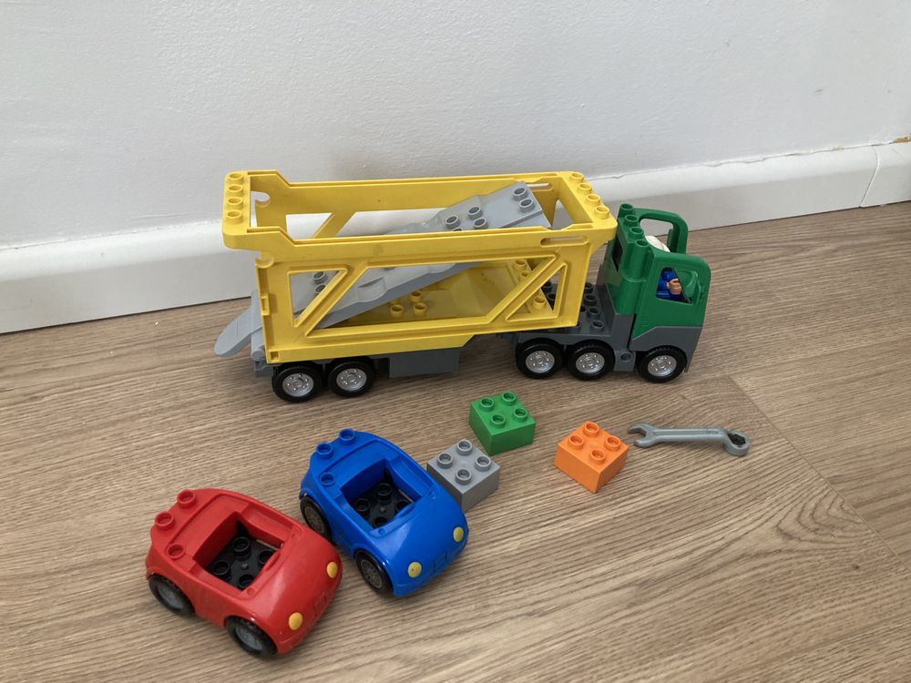 Lego duplo 5684 ciężarówka transporter laweta