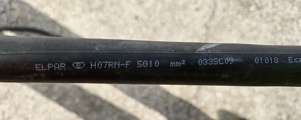Kabel gumowy 5x10 Elpar
