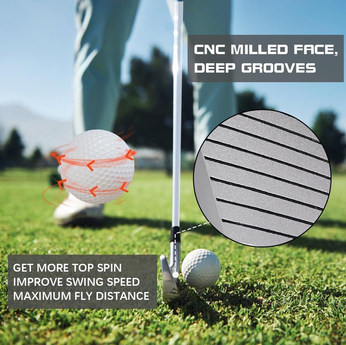 Żelazo golfowe MAZEL WM-X2 Single 1,2,3,4,5,6,7,8,9, P, S