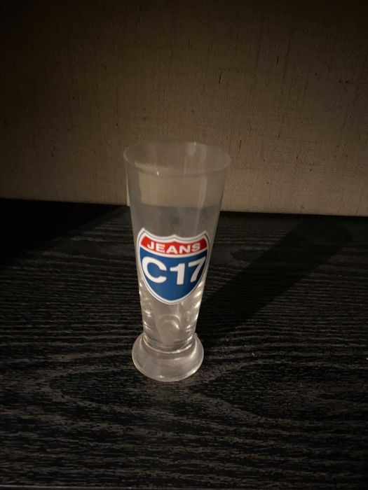 copo alto vidro jeans c17
