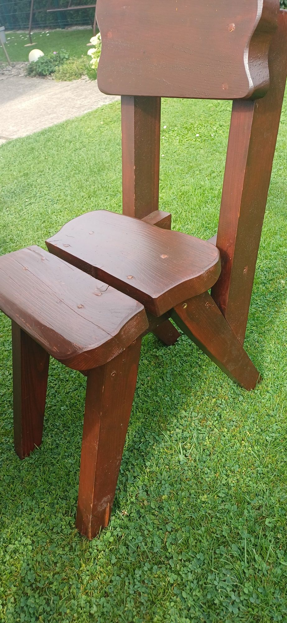Sprzedam komplet ogrodowy drewniany