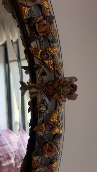 Espelho porcelana estilo Sec. XIX