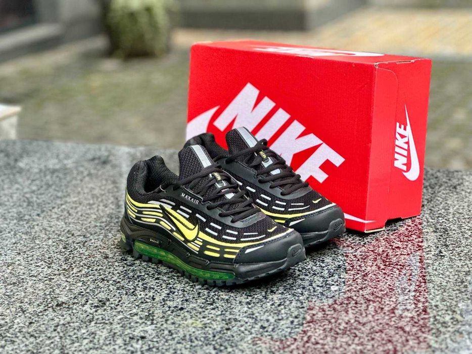 СУПЕР ХІТ! Кросівки Nike Air Max TL 2.5 Black Green легкі  надійні