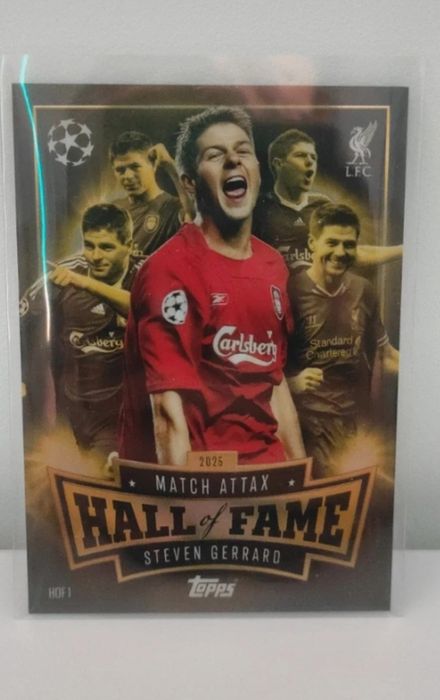 Topps Match Attax 2025/2026 Hall of Fame Liverpool Steven Gerard