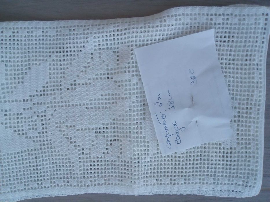 Rendas para entremeios de toalhas; cortinados ou lencois