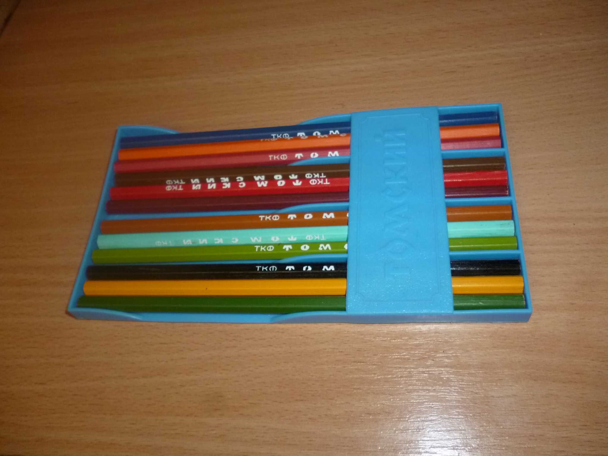 цветные карандаши СССР томский ткф