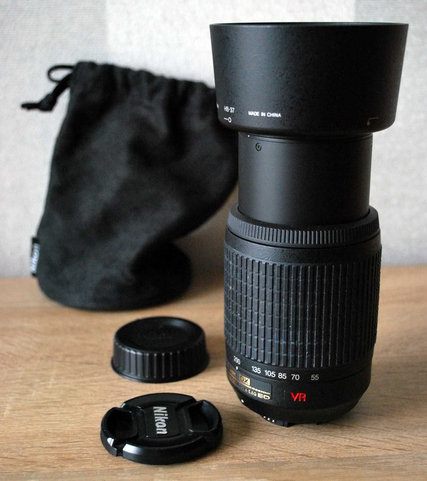Obiektyw do Nikona 55-200mm ze stabilizacją