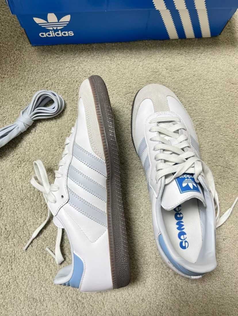 adidas Samba OG White Halo Blue 40