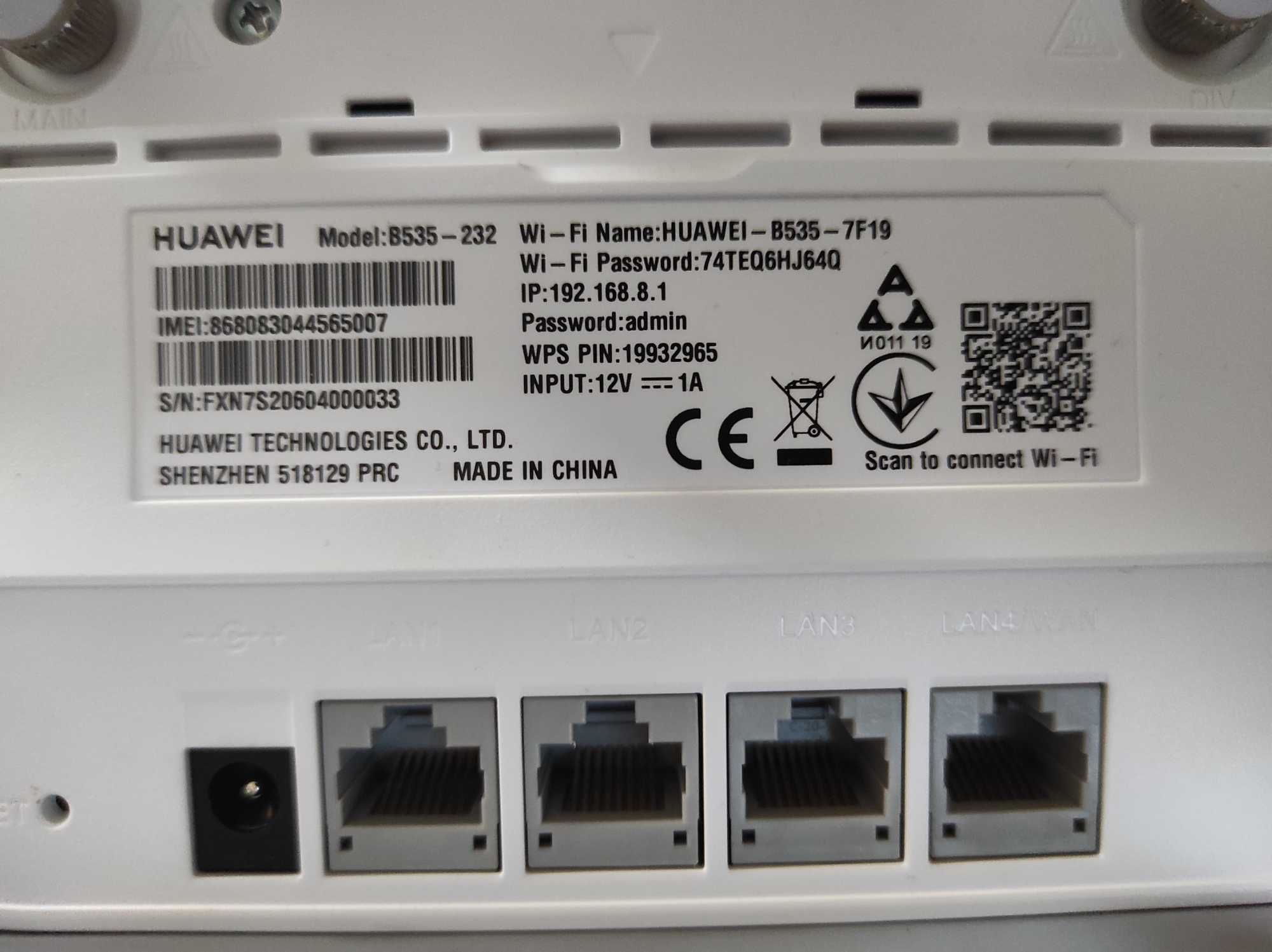 B535-232 white / Huawei 4G Router 3 Pro