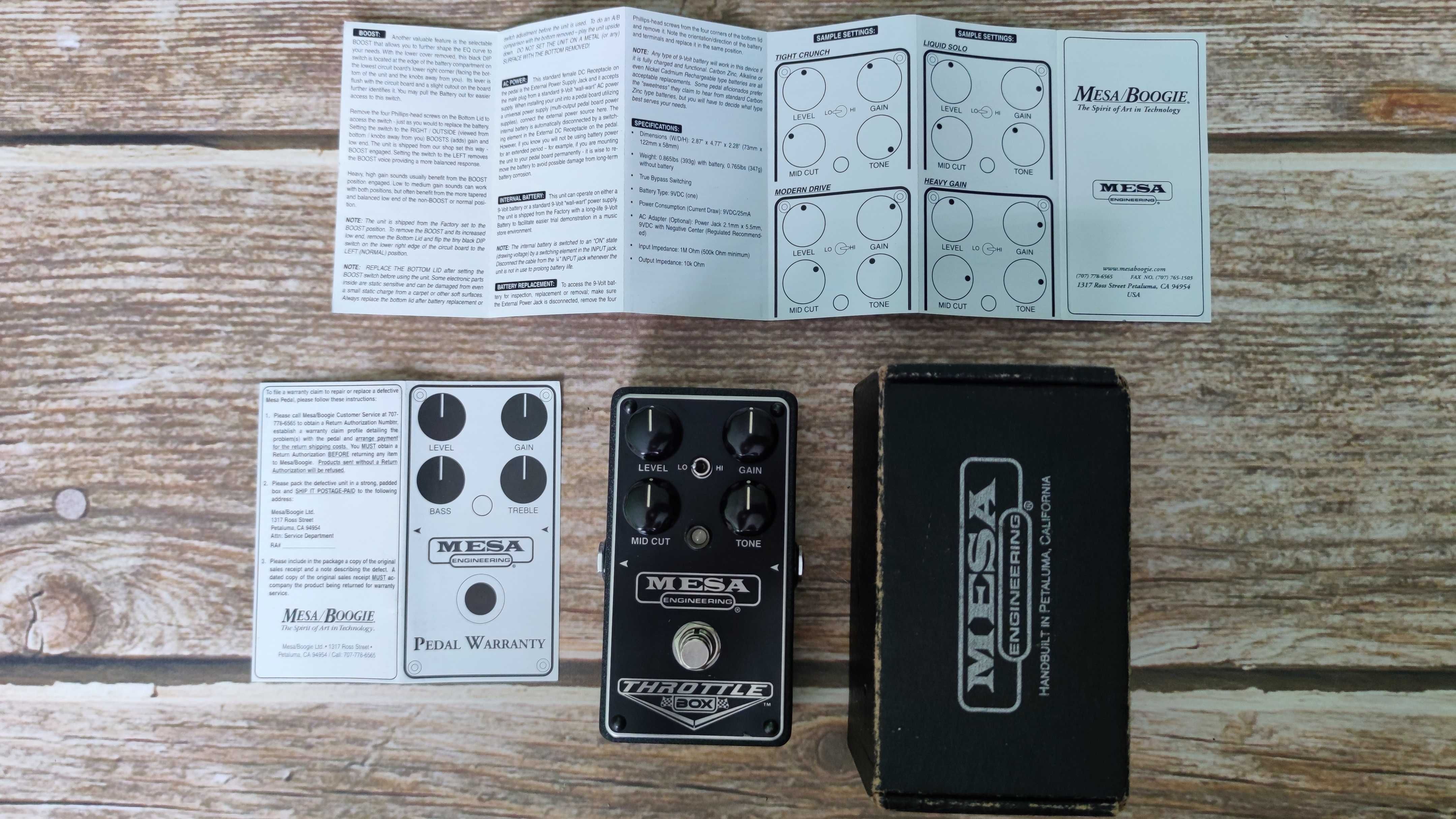 Mesa Boogie Throttle Box - przester overdrive distortion