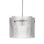 Lampa wisząca szklana ryflowana Hubsch