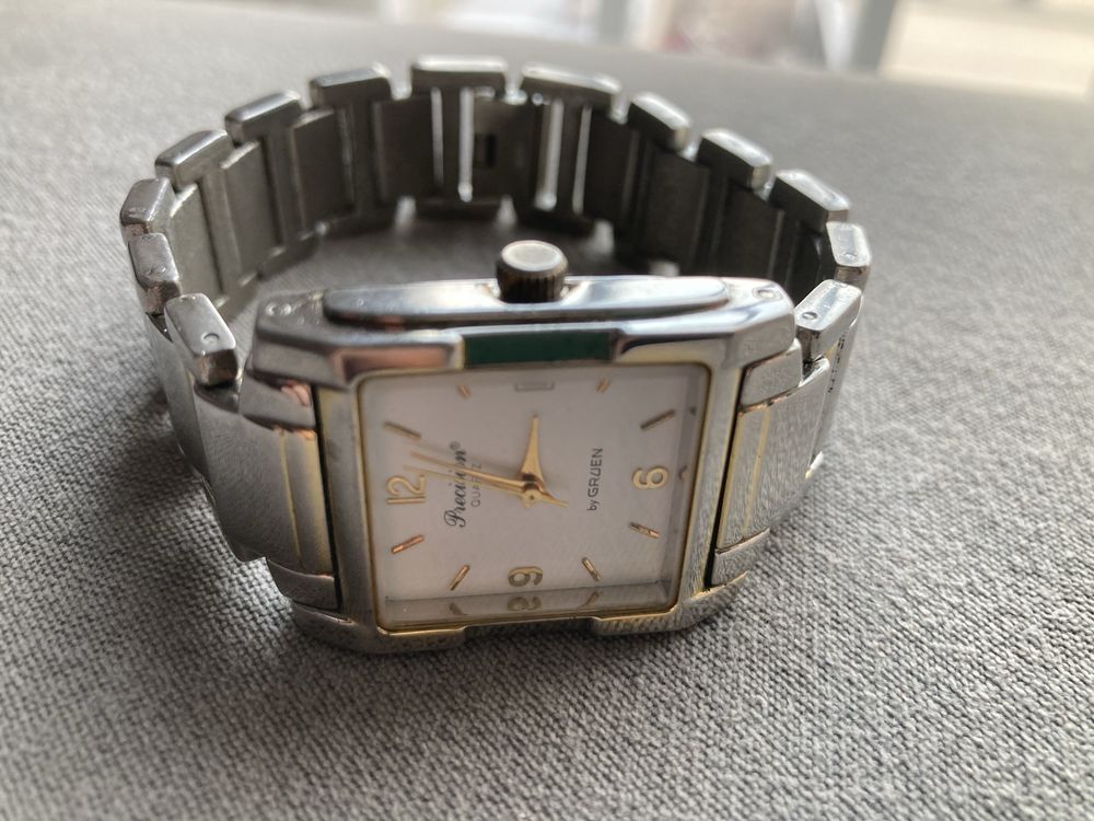 Vintage Gruen Precision Square Date Watch GP 5033