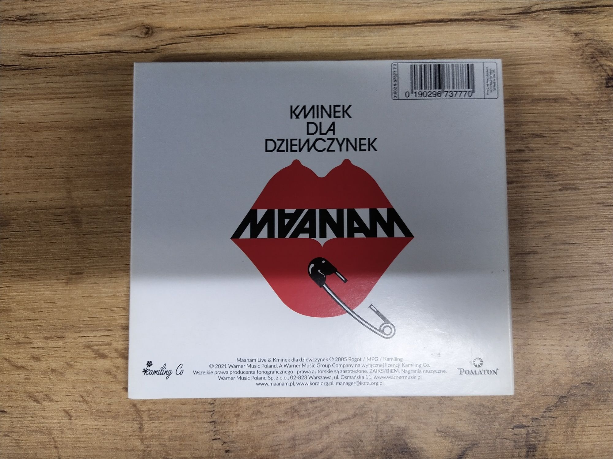 Płyta CD Maanam kminek dla dziewczynek LIVE