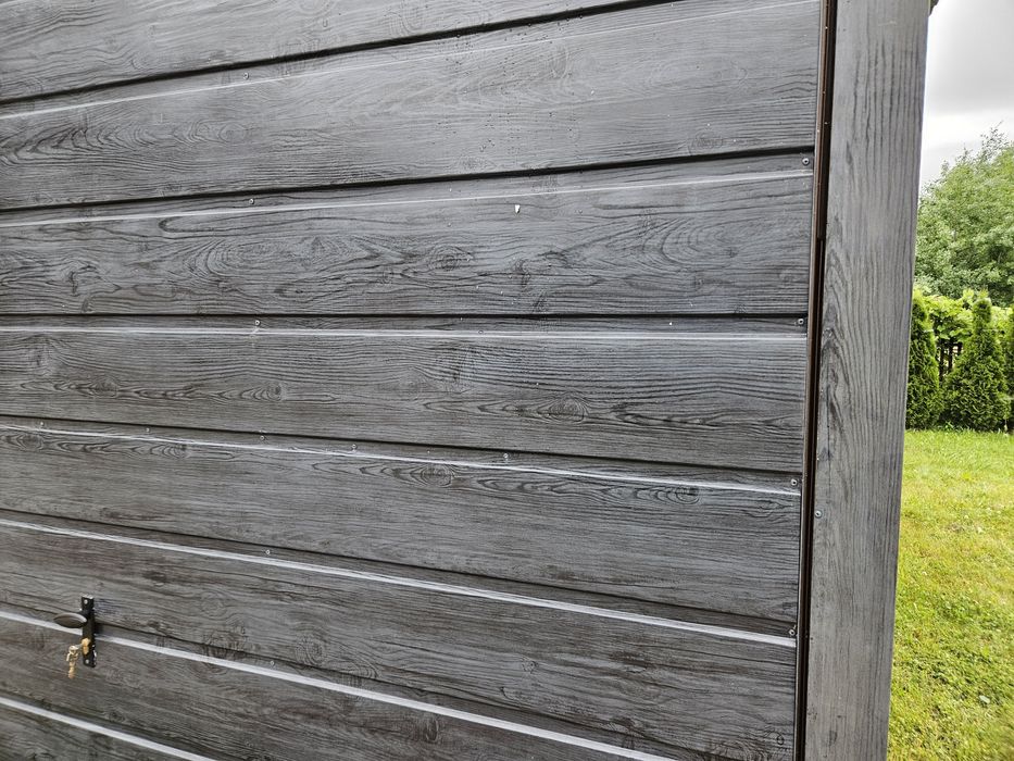 6x6 POD Garaze Blaszane Garaż Blaszany Blaszak Blaszaki Drewnopodobny