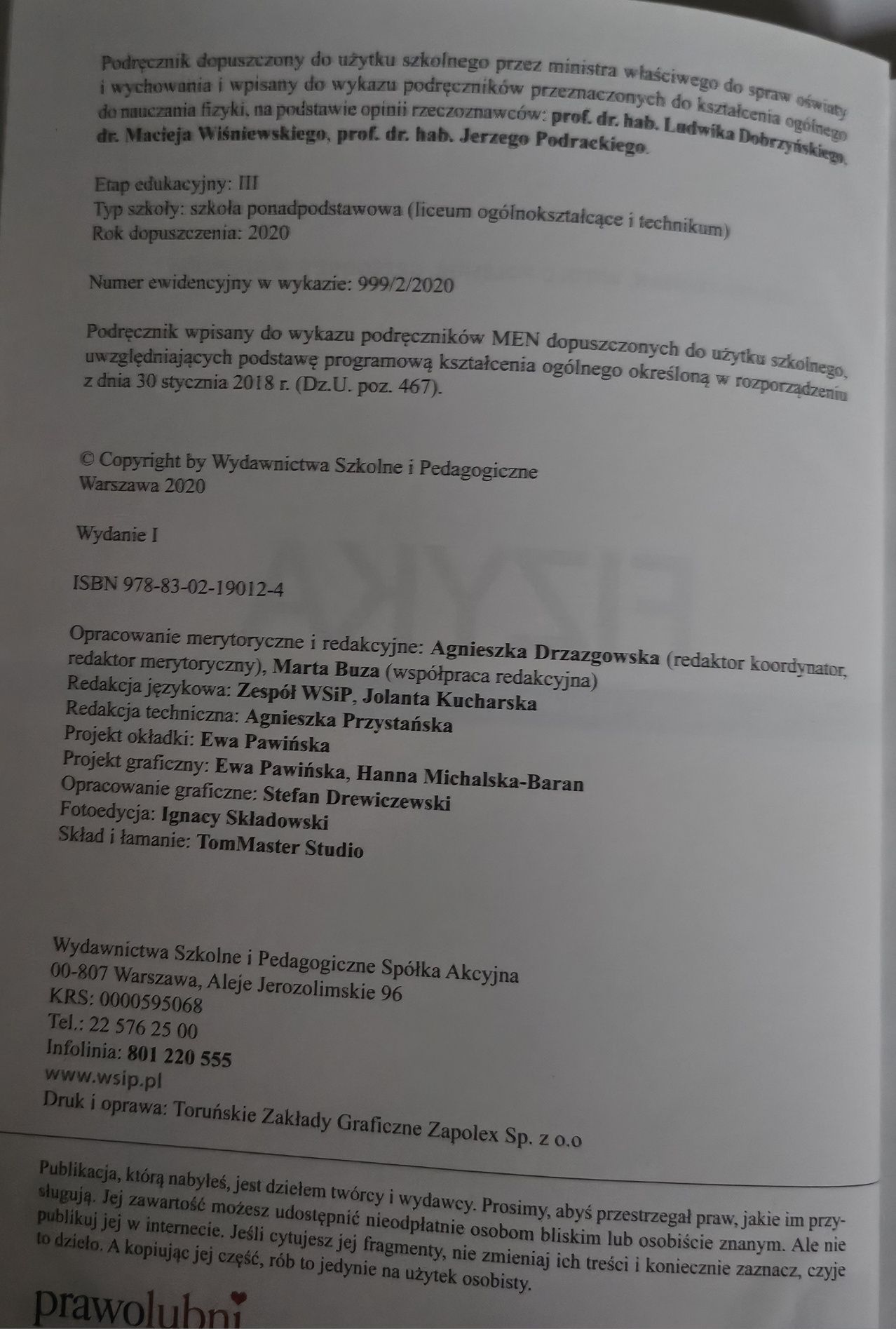 Fizyka 2. Podręcznik do liceum i technikum. Zakres podstawowy. Klasa 2