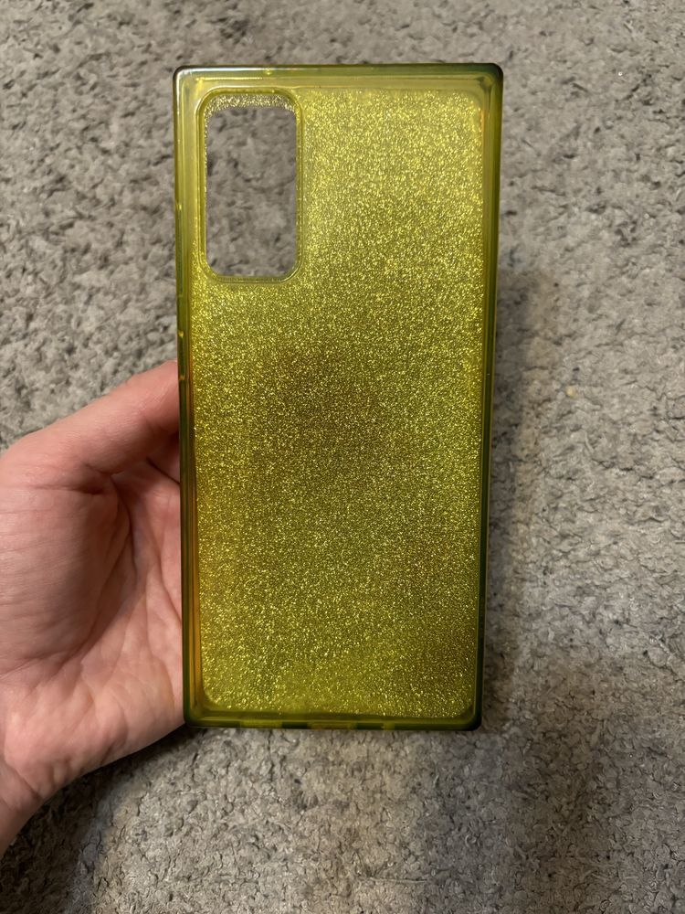 Etui case samsung galaxy s20 fe 5g brokatowy