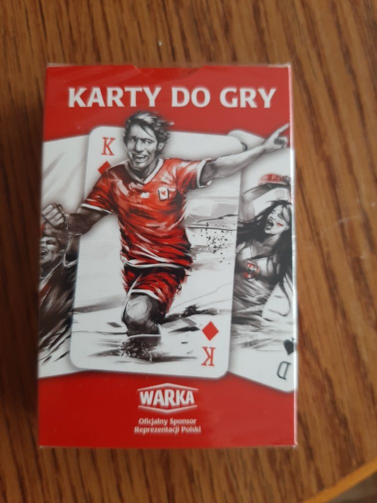 NOWE karty do gry 54 karty z logiem Warka