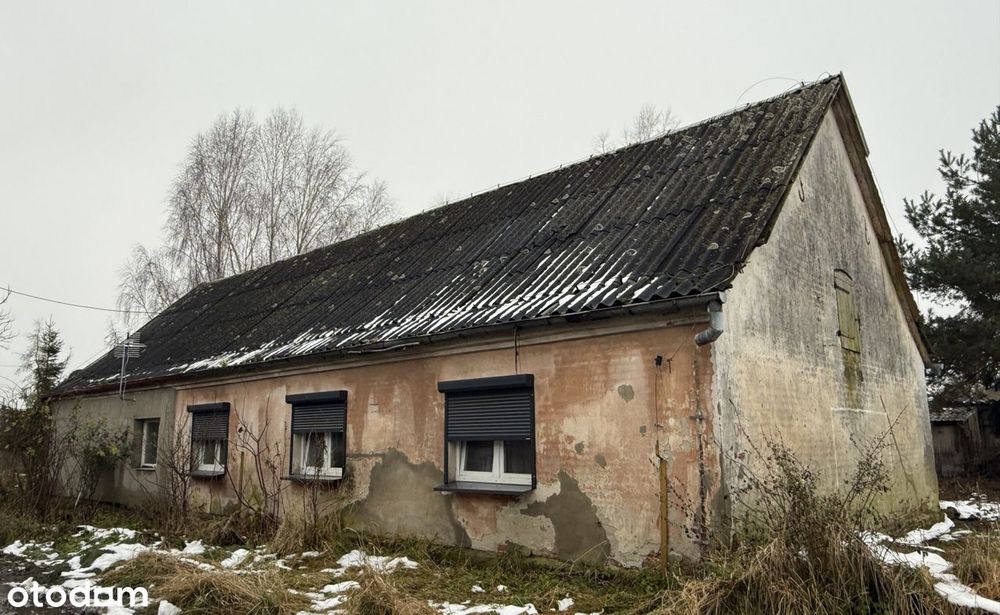 OKAZJA! Dom 61m2 +3 boksy gospodarcze + działki -Gniewskie Pole
