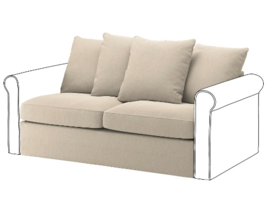 Ikea Gronlid pokrycie sekcji 2 osobowej sporda naturalny