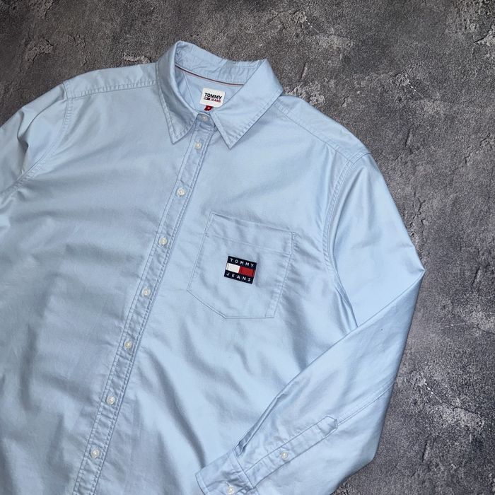 Жіноча плотна сорочка рубашка tommy jeans,Mm розмір оригінал oversize