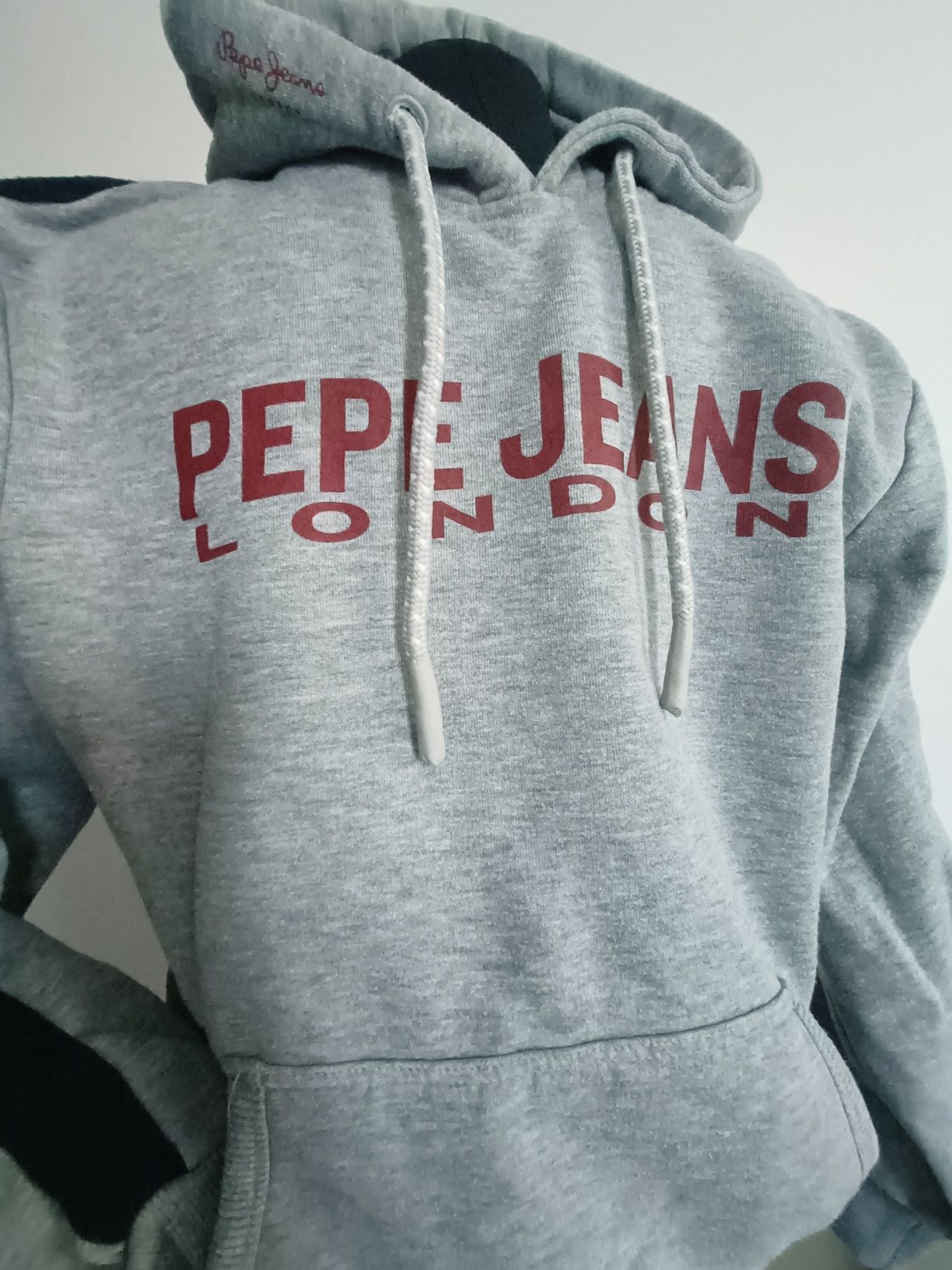 Bluza chłopięca Pepe Jeans roz.158/164 szara kangurka