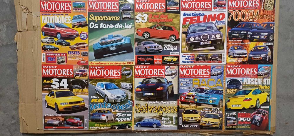 SUPER MOTORES revistas automóvel