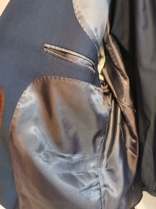 Garnitur Męski Bruno Zinger Slim rozmiar 170/60/108  granatowy.