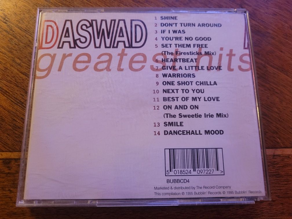 CD Aswad - Greatest Hits 1995 Bubblin'Records