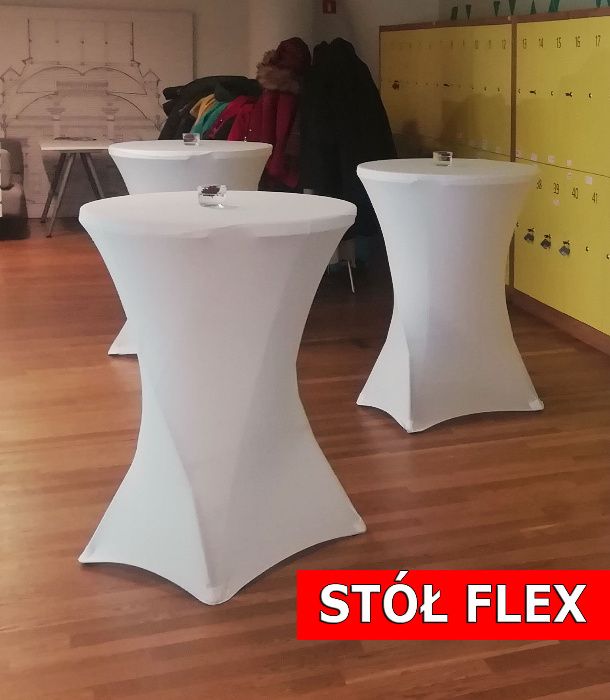 Elastyczny Pokrowiec na stolik koktajlowy Fi 80