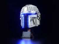 Led підсвітка для конструктора LEGO Star Wars Шолом Мандалорця (75328)
