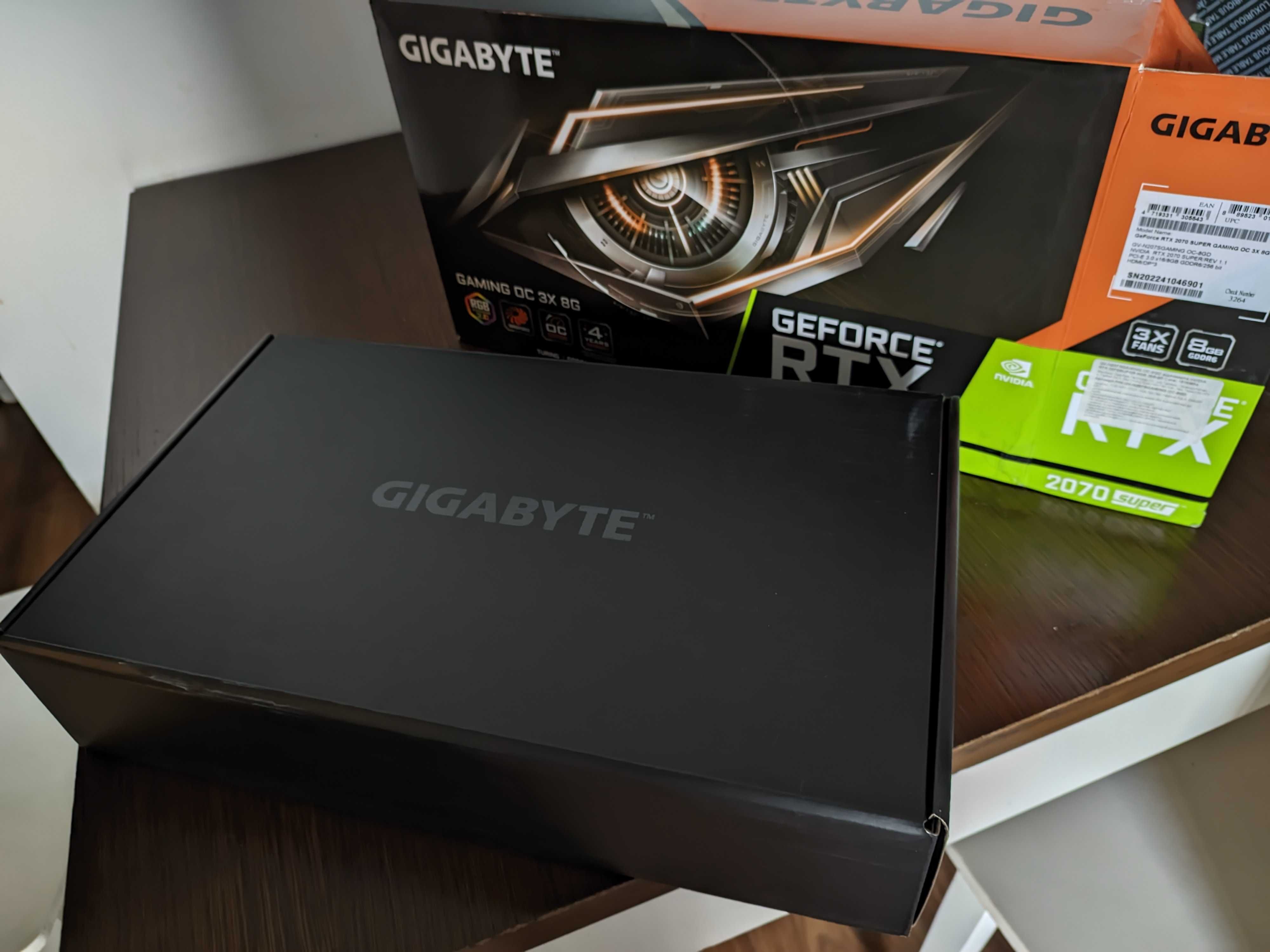 Gigabyte AORUS RTX 2070 SUPER 8GB OC – Stan idealny! pełny komplet