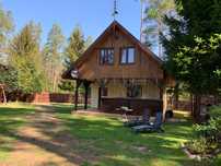 Domek Mazury w zaciszu nad jeziorem