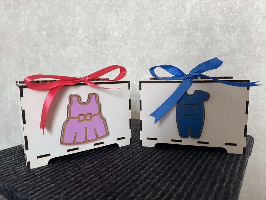 Шкатулки для весільного конкурсу ʼХлопчик-дівчинкаʼ