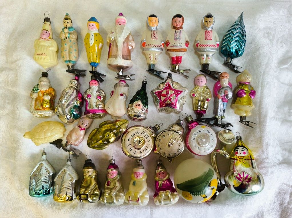 Ёлочные игрушки СССР 50-60гг.прошлого века.