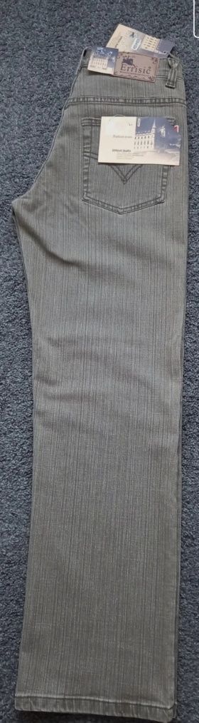 Nowe spodnie szaro-zielone W31 Errisic