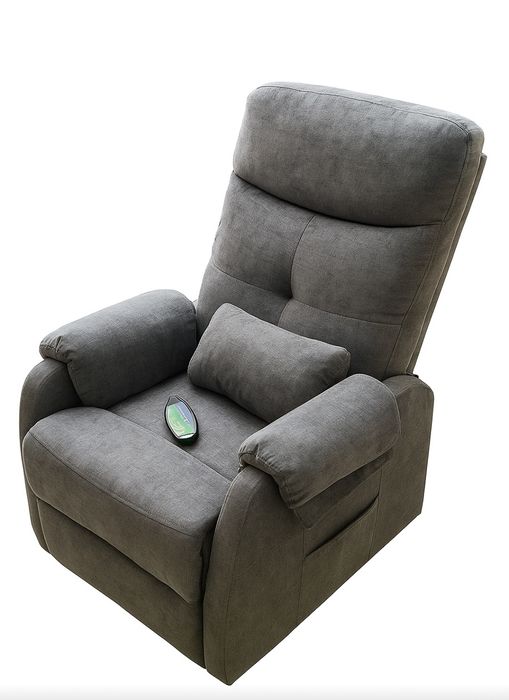 Elektryczny fotel relaksacyjny z masażem i USB – nowy