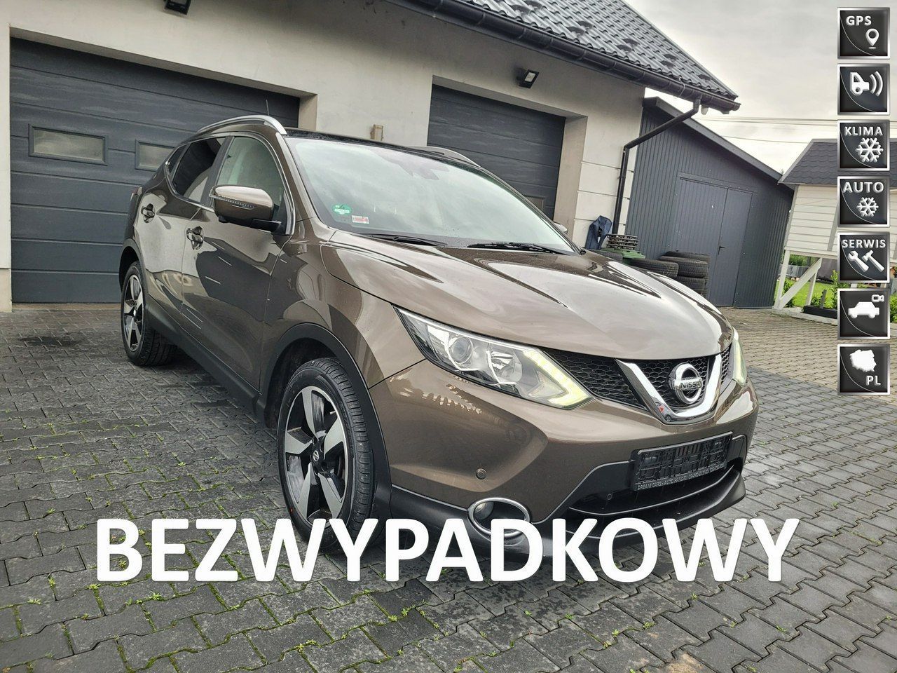 Nissan Qashqai kamera cofania*kamery 360*nawigacja*panorama dach*relingi*opłacony