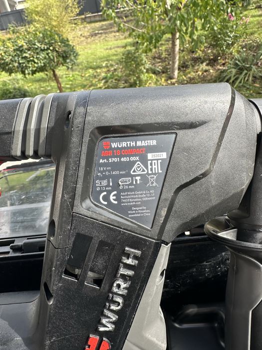 Перфоратор акумуляторний Wurth  ABH 18 COMPACT-1